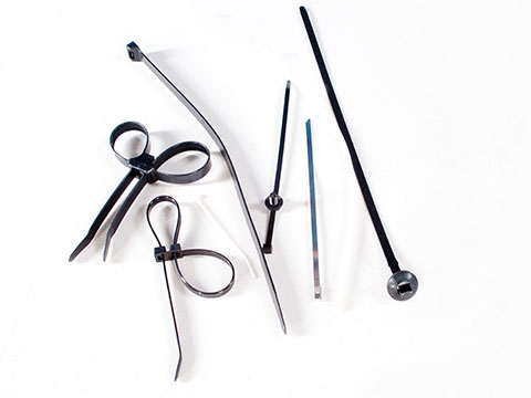 Mounted cable ties