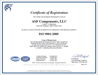 ASF Components ISO